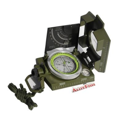 China Camping Home Wholesale Prismatic Compass Survival Outdoor Multifunctional Military Compass for sale