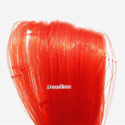 China Multifilament Japanese Nylon Fishing Gears Line Hook Gill Fish Red Net for sale