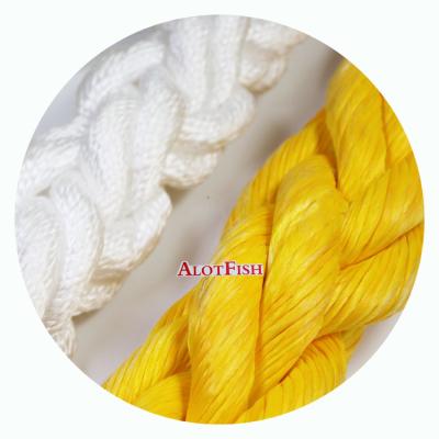 China Marine Mooring Rope High Stretch Large Polypropylene 8 Strand Boat Rope Marine Mooring Rope for sale