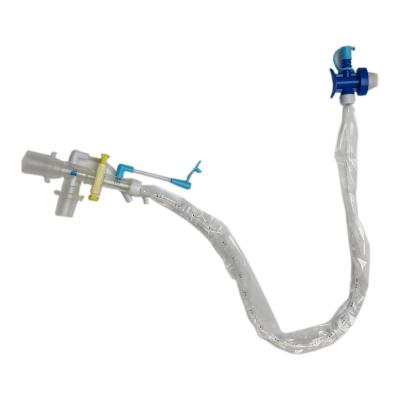 Cina Unique Best Spiral Reinforcement Minimizing Crushing Or Kinking Feature Closed Straight Suction Catheter With Control Switch in vendita