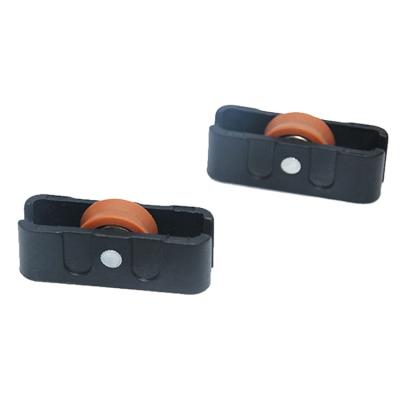 China Durable High Quality Carbon Steel Plastic Housing Roller With Nylon Pulleys For Silding Door Accessories for sale