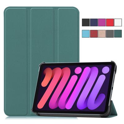 China Light Weight For iPad Mini 6 Case 2021 8.3 Inch Folding PU Leather Stand Tablet Protective Cover For iPad mini6 Case for sale