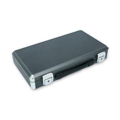 China Custom Portable Black Locking Hard Aluminum Alloy Carry Case Portable Professional Factory Supply for sale