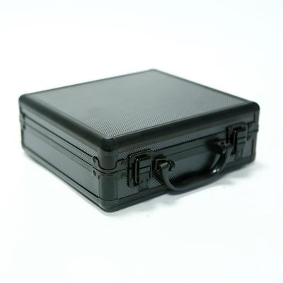 China Direct Black Portable Aluminum Swirl Flight Carry Case Suitcase Tool Box Portable Hot Selling Factory for sale