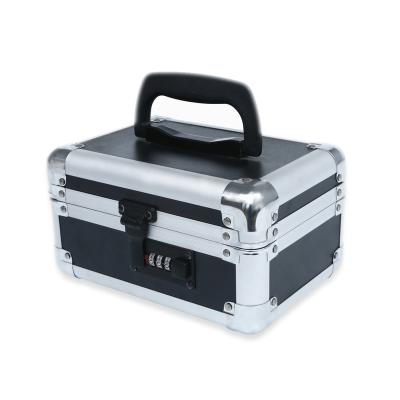 China Portable Manufacturer Wholesale Safety Portable Storage Tool Aluminum Carry Case Box With Password Lock for sale