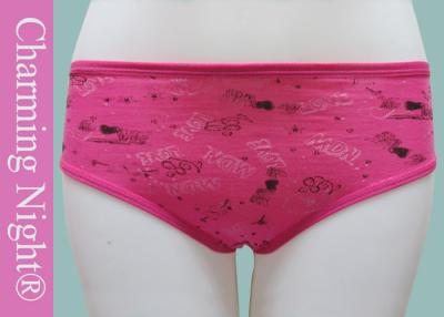 China Bragas para mujer de la ropa interior del inconformista atractivo, escritos del ocio del poliéster del algodón de Rose en venta