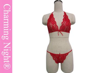 China ODM OEM Lace Transparent Sexy Underwear Sets with Bras and Panties S - XXXL for sale