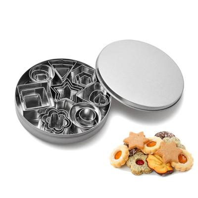 China ODM Christmas Halloween 24PCS Biscuit Cookie Cutter Set SS430 Kitchen Baking Tools for sale