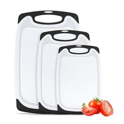 China 3 Piece Cutting Board Set PP Dishwasher Safe Chopping Board Household Kitchen Tools for sale