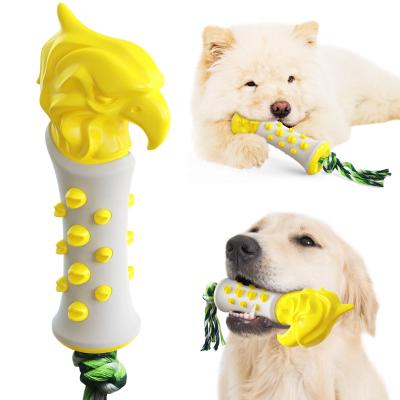 China 86*62*205mm Rubber Dog Chew Toy Pet Toothbrush Stick for sale