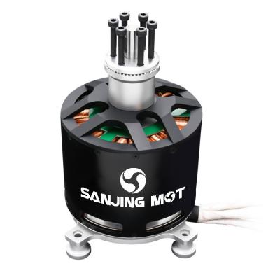 China Drip-proof SANJING MOT D125 100V 250A 12kw RC BLDC equipped drone motor for sale