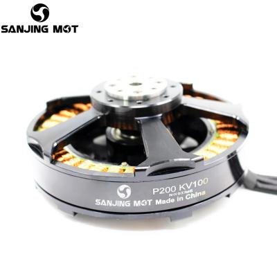 China Waterproof Big Man Drone Electric Traction P200 KV80 8300W 5 HP BLDC Motor 37KG For Rescue Drone for sale