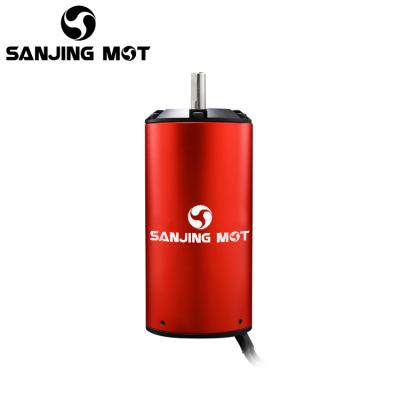 China SANJING MOT S500 72V 5000W high quality waterproof bottom DC brushless motor for propulsion for sale