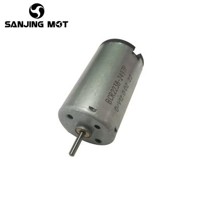 China 2238 High Efficiency 3.6V 24V 5Nm Totally Enclosed DC Brush Toy Motor Micro With 2mm Shaft for sale