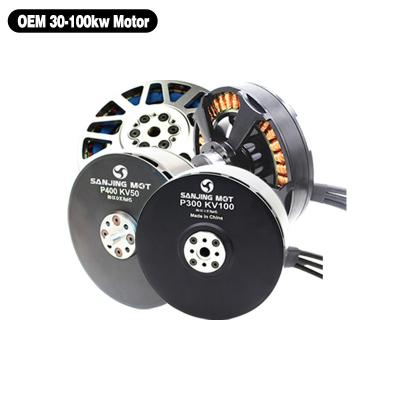 China Custom Waterproof Force Factory 40kw 60kw 75kw DC Brushless Electric Motor for sale