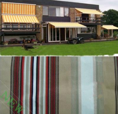 China 100% Shrink-Resistant Yarn Dyed Polyester Fabric Used For Awning Shade Boat Tops Sail Covers Outdoor Furniture Fabric for sale