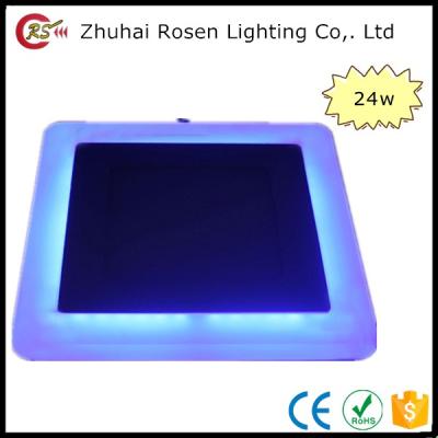 China Aluminum optonica led wholesale smd from alibaba AC85-265V lights dual color 24w square led panel light led flat panel for sale