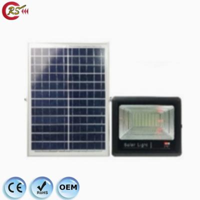 China Theme Park 25w 40w 60w 100w 200w Digital Display Solar Floodlight With 6V Photovoltaic Panel for sale