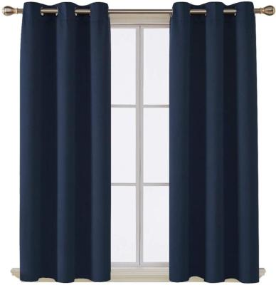 China Wholesale Blackout Curtain Fabric Insulated Ready Made Fancy Living Room Window Curtains for sale