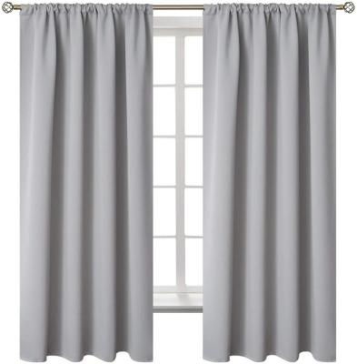 China Blackout Window Curtains Blackout Curtain Ready Made Fabric For Living Room for sale