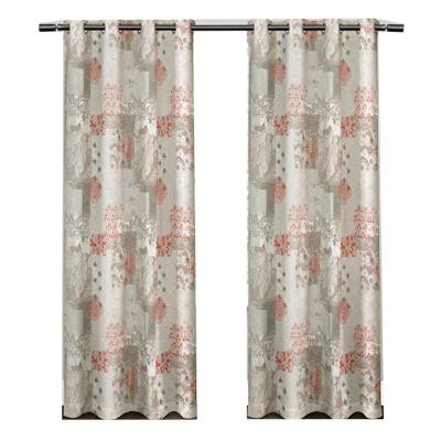 China Blackout Fancy Curtains Jacquard Printed Curtain Panels For Living Room Wholesale for sale