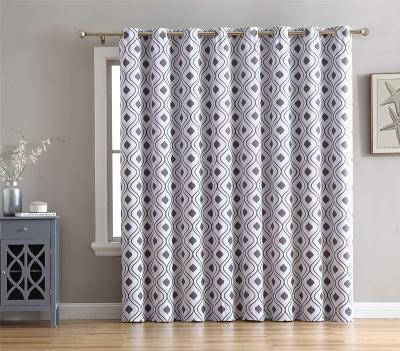 China Wholesale Printed Blackout Blackout Curtain Drapes And Curtains For Home for sale