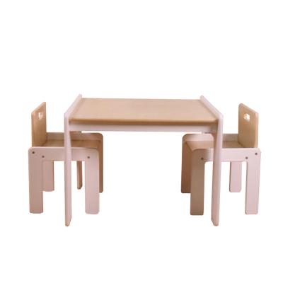 China Nashow LMMS-035 Child Furniture Child Solid Wood Table and Chairs Kids Activity Chairs and Table Montessori Product for sale