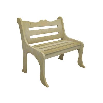 China Nashow LMKN-001 High Quality Solid Wooden Kids Furniture Kids Wooden Love Bench Kids Wooden Chair for sale