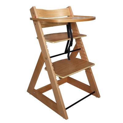 China Nashow LMHC-004 Baby Furniture Baby Solid Wood Feeding Chair Beech Wood Solid Referee Chair for sale