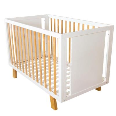 China Nashow LMBC-071 Eco-friendly Materials Baby Crib Crib Furniture Natural Wood Crib Bed for sale