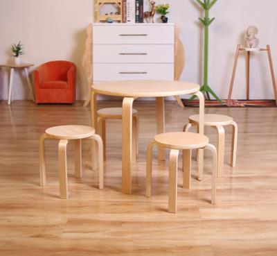 China Nashow LMMS-010 Cubby Mushroom Modern Kids Table Wooden Activity Furniture and Stools and Chairs Set Playroom Decor for sale