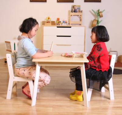 China Nashow LMMS-038 Tommy Chairs and Table Modern Kids Play Table Wooden Activity Furniture and Chairs Set Playroom Decor for sale