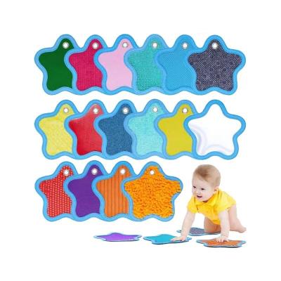 China DIY TOYS Customized Baby and Child Hands and Feet Coordination Touch Texture Sensory Touch Pad Children's Quizzy Toy Felt Sensory Pad for sale