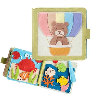 China DIY TOYS Felt Learning Board Early Childhood Children Educational Science Toys Busy Board Baby Dress Life Learning Toys Diy for sale