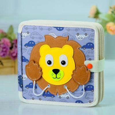 China DIY TOYS Wholesale Unisex New Style Felt Busy Board DIY Life Study Cloth Book Puzzle for 2-4 Years Old Toddlers Handmade Animal Puzzle for sale