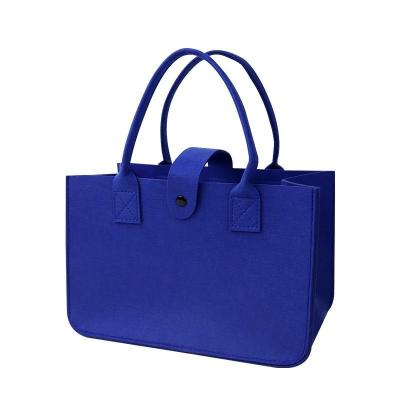 China Lady Handheld Simple Letter Felt Bag New Style Fashionable Lady's Bag Open Door Printing Single Shoulder Thickened LOGO Available for sale