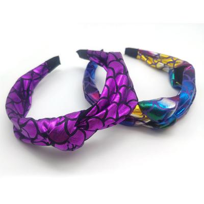 China Environmental Friendly Three Pcs Set Mermaid Hair Accessories Pack Custom Design Headband For Women 2020 for sale