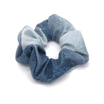 China Wholesale Custom Colored Dye Women Hair Scrunchies Christmas Factory Bling Scrunchies Cheap Tie Environmental Friendly Wholesale for sale