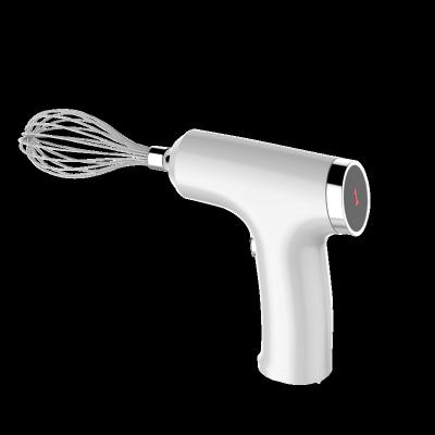 China With Hand Beater Cordless Electric Mixer Rechargeable Hand Mixer for Baby Food Mini Handheld Cordless Mixer for Egg Beater for sale