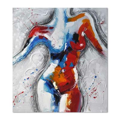 China Handmade Wall Art Oil Body Painting Canvas Popular Abstract Abstract For Decoration for sale