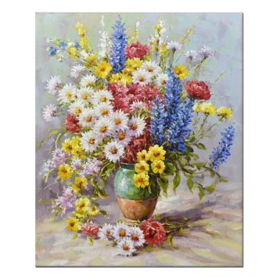 China Wonderful classic unique hand painted flower picture for decorative wall for sale