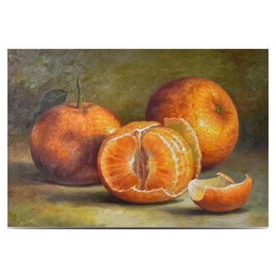 China 100% Handmade Realistic Still Life Fruit Wall Art Hand Painted Decor Canvas Paintings for sale