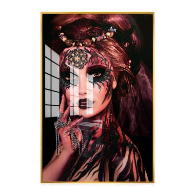 China Custom Wholesale Custom Factory Wall Art 3D Picture Glass Printing Diamond Art Large Wall Paintings for sale