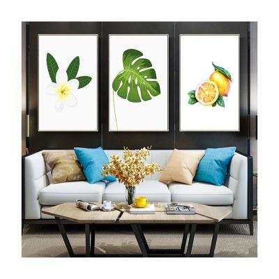 China Modern Style 3 Panels 40x60cm Giclee Art Print Green Succulent Plants Artwork Print On Waterproof Canvas for sale