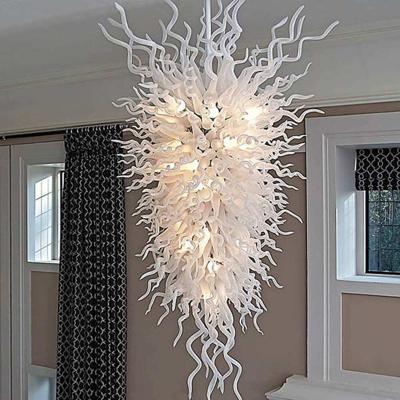 China Modern Zhongshan Contemporary Custom Hotel Lobby Luxury Living Room Murano Glass Large Chandelier for sale