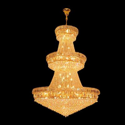 China Luxury Empire Crystal Chandelier Lighting For Hotel large Crystal Chandelier custom made modern hot sale for sale