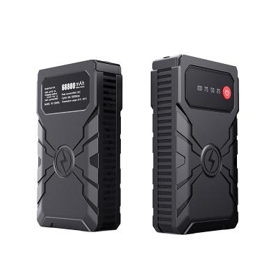 China Passenger Car Igniting Aluminum ABS Smart 600a Peak Jump Starter Electric Car 8000mah for sale