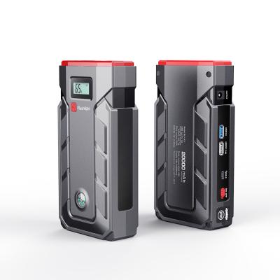 China Portable Passenger Car Emergency Power ABS Aluminum Booster Power Bank 12v Jump Starter for sale