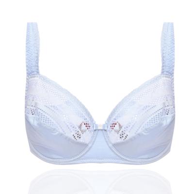 China Guangdong viable OEM LEVEL 3/4 cup, 80c-90e half cup spandex/nylon fitted straps bra and brief sets for sale