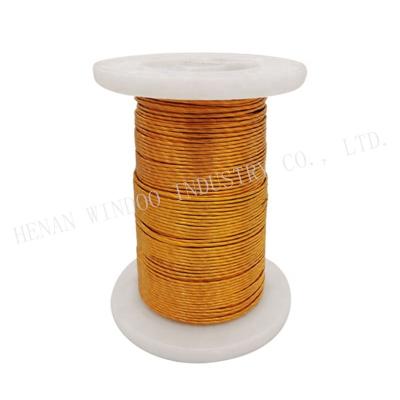 China Transformer 0.05*1200 3KV hot melt film pi maylar litz coper wire twisted copper wire for sale